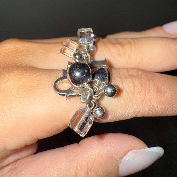 Authentic Vintage Dior Charm Ring - Picture 4 of 4